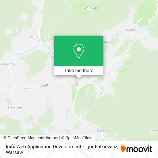 Карта Igifx Web Application Development - Igor Falkiewicz