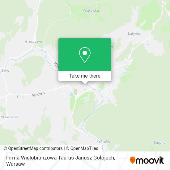 Firma Wielobranżowa Taurus Janusz Gołojuch map