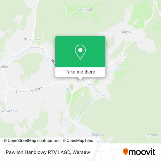 Pawilon Handlowy RTV i AGD map