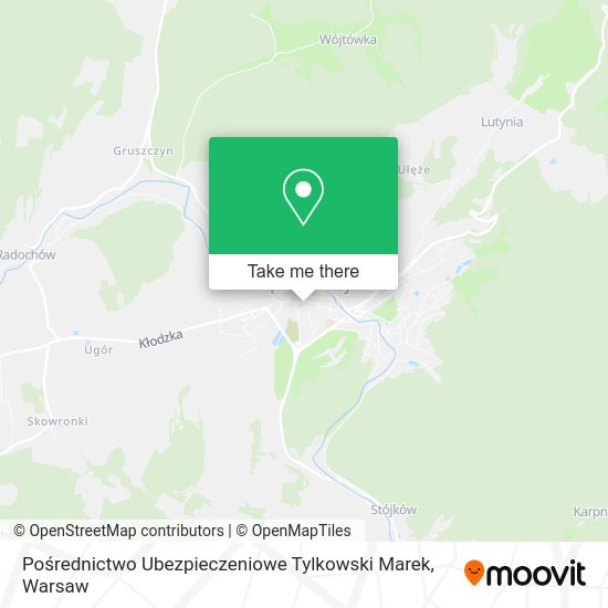 Pośrednictwo Ubezpieczeniowe Tylkowski Marek map