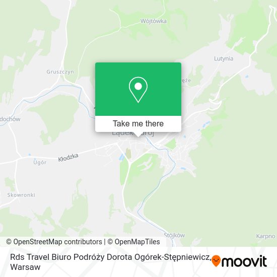 Rds Travel Biuro Podróży Dorota Ogórek-Stępniewicz map