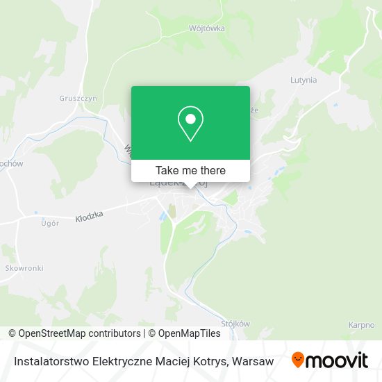 Instalatorstwo Elektryczne Maciej Kotrys map