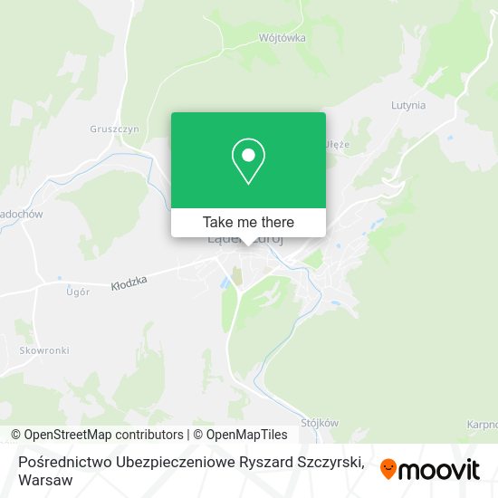 Pośrednictwo Ubezpieczeniowe Ryszard Szczyrski map