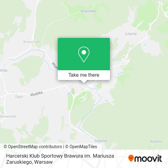 Harcerski Klub Sportowy Brawura im. Mariusza Zaruskiego map