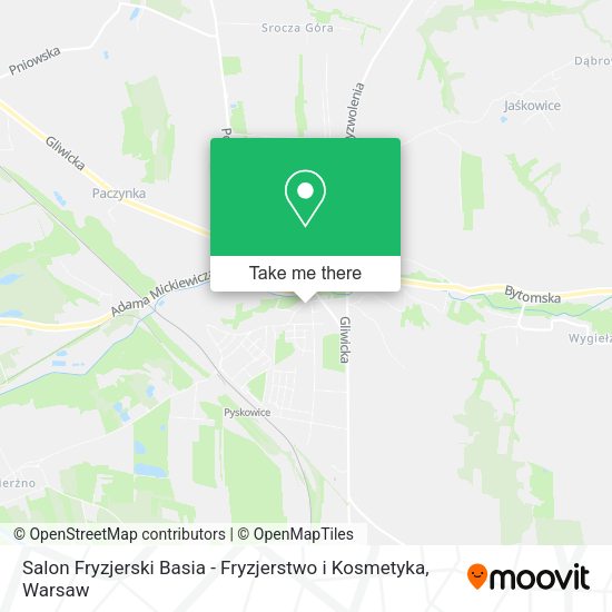 Salon Fryzjerski Basia - Fryzjerstwo i Kosmetyka map