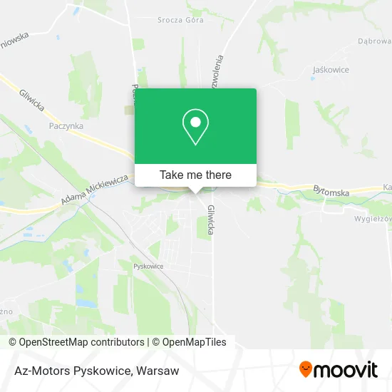 Карта Az-Motors Pyskowice