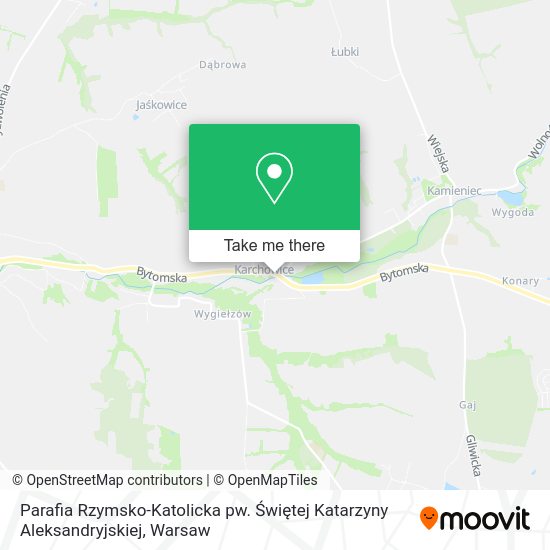 Parafia Rzymsko-Katolicka pw. Świętej Katarzyny Aleksandryjskiej map