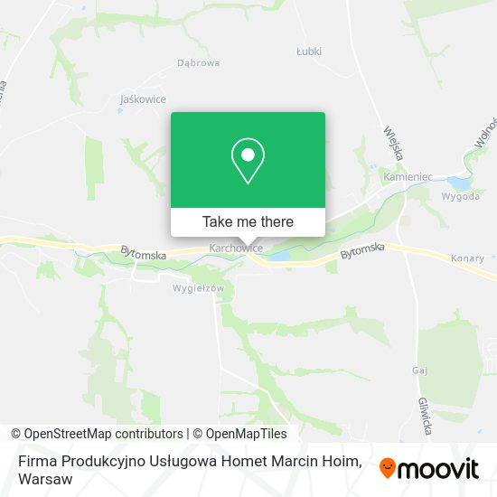 Firma Produkcyjno Usługowa Homet Marcin Hoim map