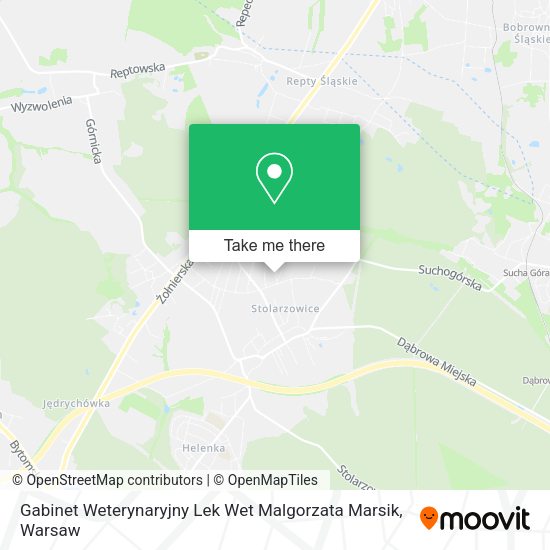 Gabinet Weterynaryjny Lek Wet Malgorzata Marsik map