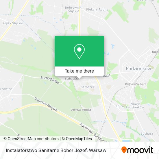 Instalatorstwo Sanitarne Bober Józef map