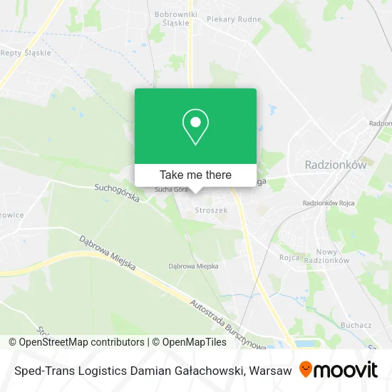 Карта Sped-Trans Logistics Damian Gałachowski