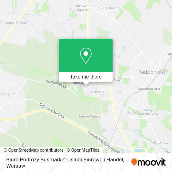 Biuro Podrozy Busmarket Uslugi Biurowe i Handel map