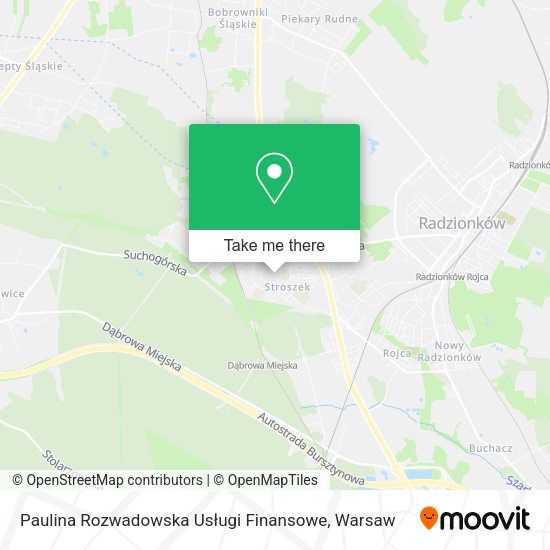 Paulina Rozwadowska Usługi Finansowe map