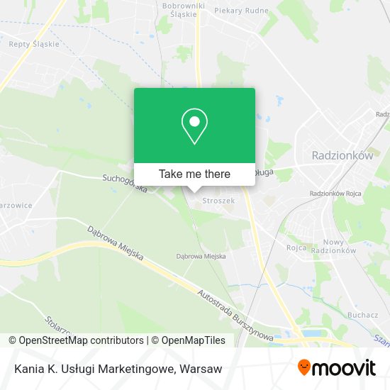 Kania K. Usługi Marketingowe map