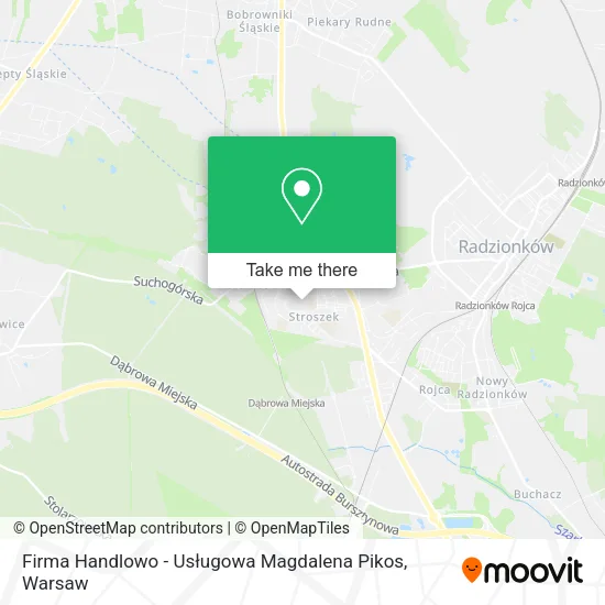 Карта Firma Handlowo - Usługowa Magdalena Pikos