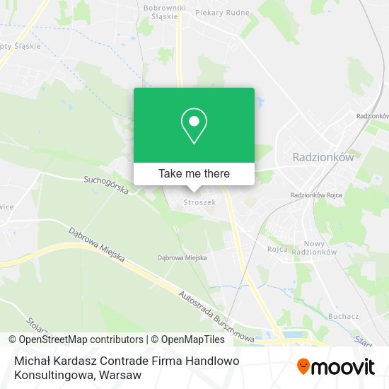 Michał Kardasz Contrade Firma Handlowo Konsultingowa map