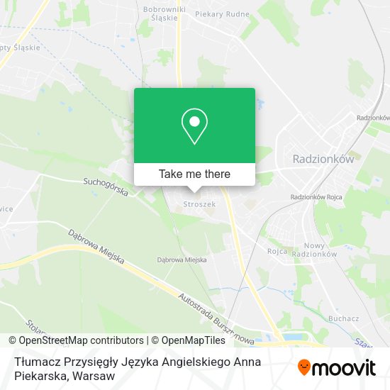 Tłumacz Przysięgły Języka Angielskiego Anna Piekarska map