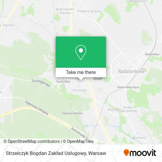 Strzelczyk Bogdan Zakład Usługowy map