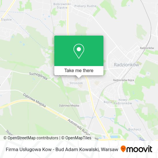 Firma Usługowa Kow - Bud Adam Kowalski map