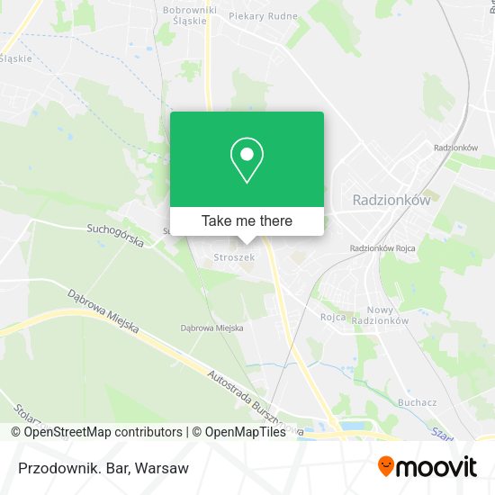 Przodownik. Bar map