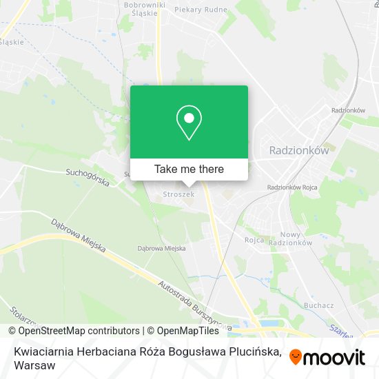 Kwiaciarnia Herbaciana Róża Bogusława Plucińska map