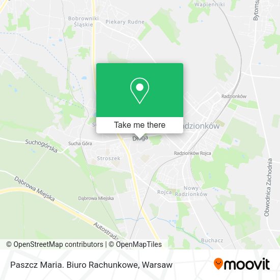 Paszcz Maria. Biuro Rachunkowe map