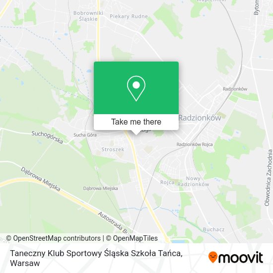 Taneczny Klub Sportowy Śląska Szkoła Tańca map