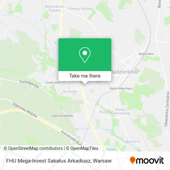 FHU Mega-Invest Sakałus Arkadiusz map