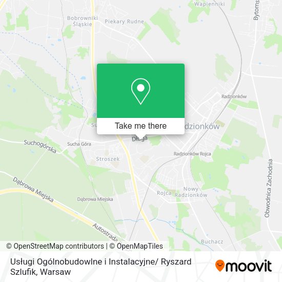 Usługi Ogólnobudowlne i Instalacyjne/ Ryszard Szlufik map