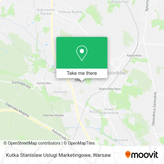 Карта Kutka Stanislaw Uslugi Marketingowe