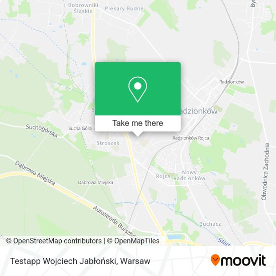 Testapp Wojciech Jabłoński map