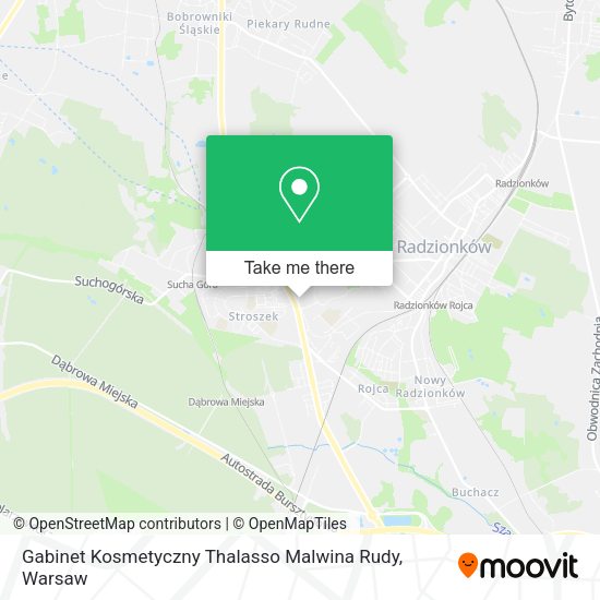 Gabinet Kosmetyczny Thalasso Malwina Rudy map