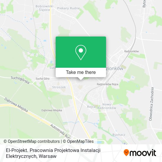 El-Projekt. Pracownia Projektowa Instalacji Elektrycznych map