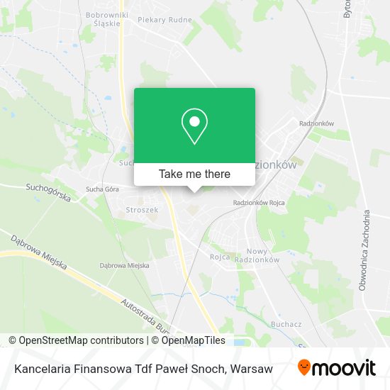 Kancelaria Finansowa Tdf Paweł Snoch map