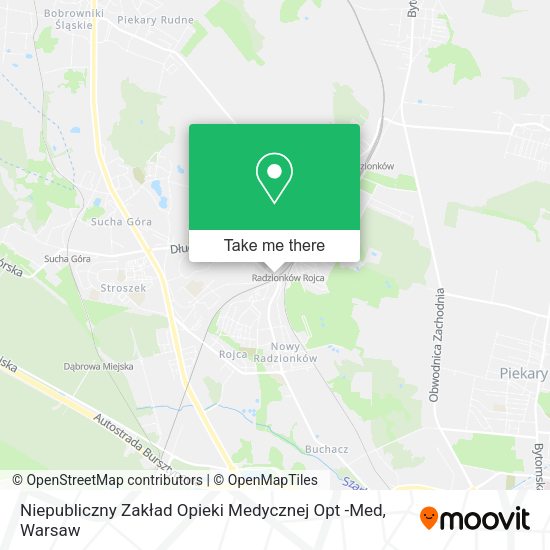 Niepubliczny Zakład Opieki Medycznej Opt -Med map