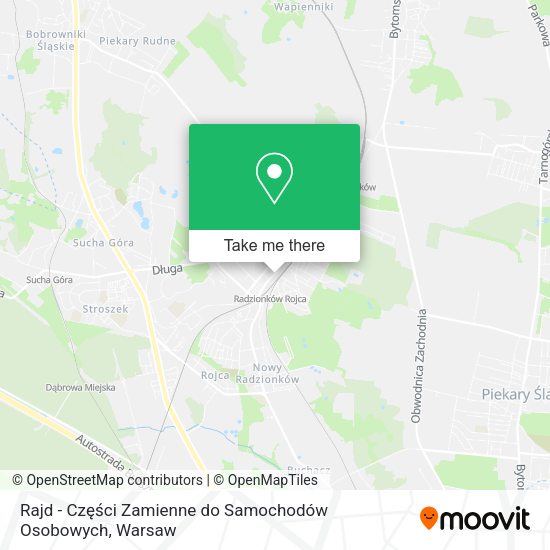 Rajd - Części Zamienne do Samochodów Osobowych map