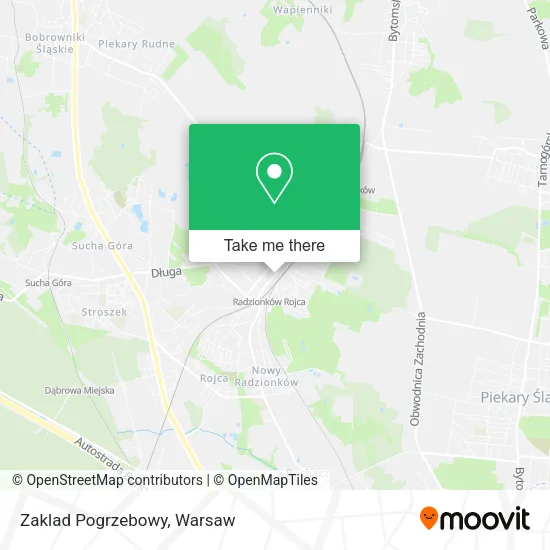 Zaklad Pogrzebowy map