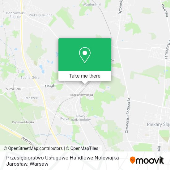 Przesiębiorstwo Usługowo Handlowe Nolewajka Jarosław map