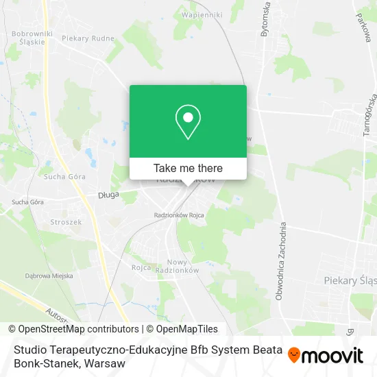 Карта Studio Terapeutyczno-Edukacyjne Bfb System Beata Bonk-Stanek