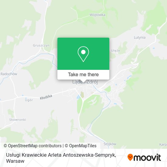 Карта Usługi Krawieckie Arleta Antoszewska-Sempryk