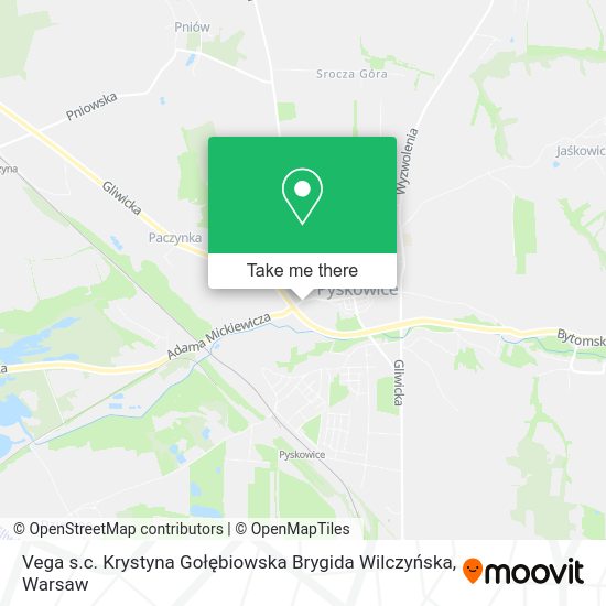 Vega s.c. Krystyna Gołębiowska Brygida Wilczyńska map