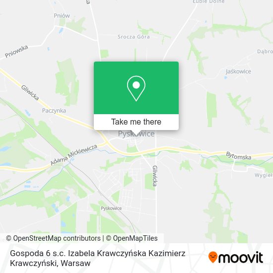 Gospoda 6 s.c. Izabela Krawczyńska Kazimierz Krawczyński map