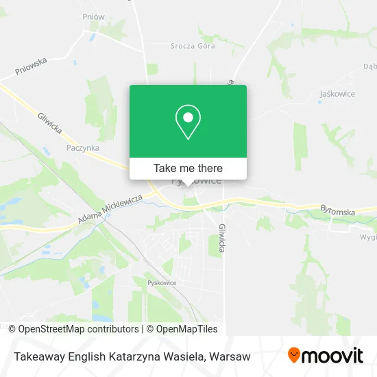 Карта Takeaway English Katarzyna Wasiela