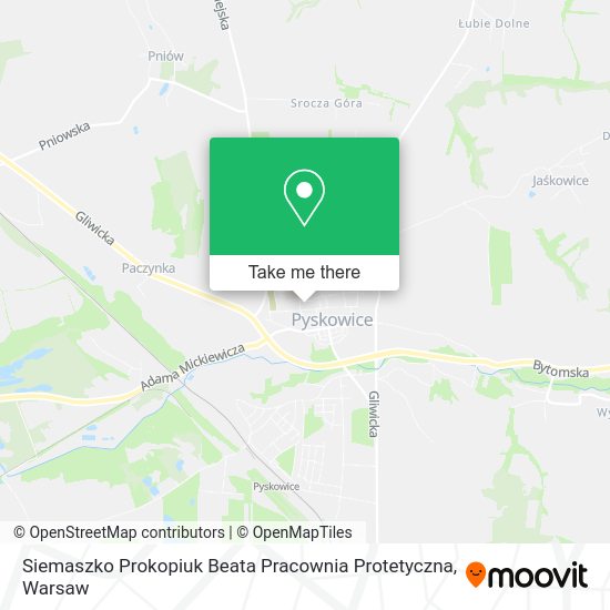 Siemaszko Prokopiuk Beata Pracownia Protetyczna map