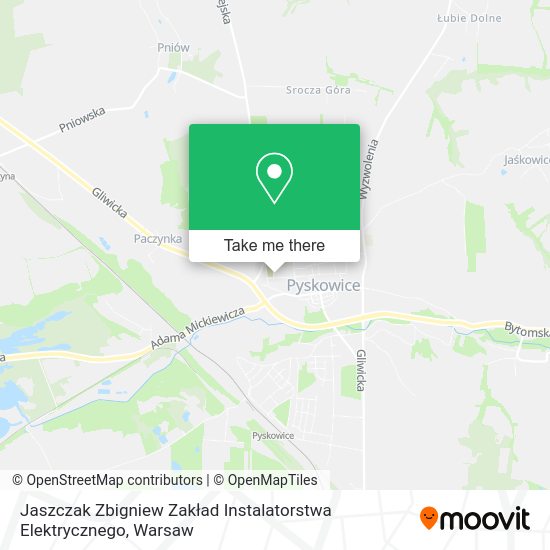 Jaszczak Zbigniew Zakład Instalatorstwa Elektrycznego map