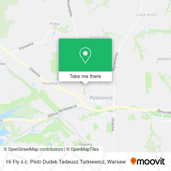 Hi Fly s.c. Piotr Dudek Tadeusz Turkiewicz map