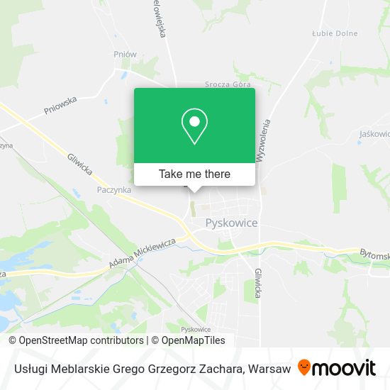 Usługi Meblarskie Grego Grzegorz Zachara map