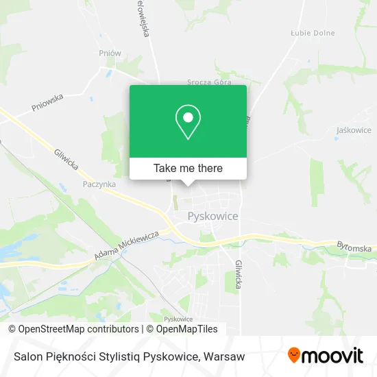 Карта Salon Piękności Stylistiq Pyskowice