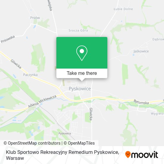 Klub Sportowo Rekreacyjny Remedium Pyskowice map