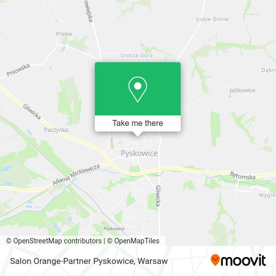 Salon Orange-Partner Pyskowice map